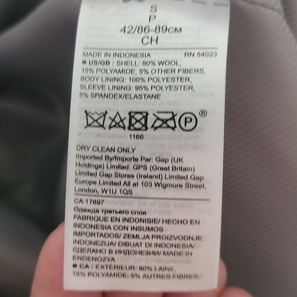 Banana Republic Mario Bellucci Wool Moto Jacket. - Picture 5 of 7